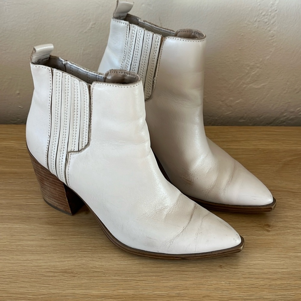 Cream booties